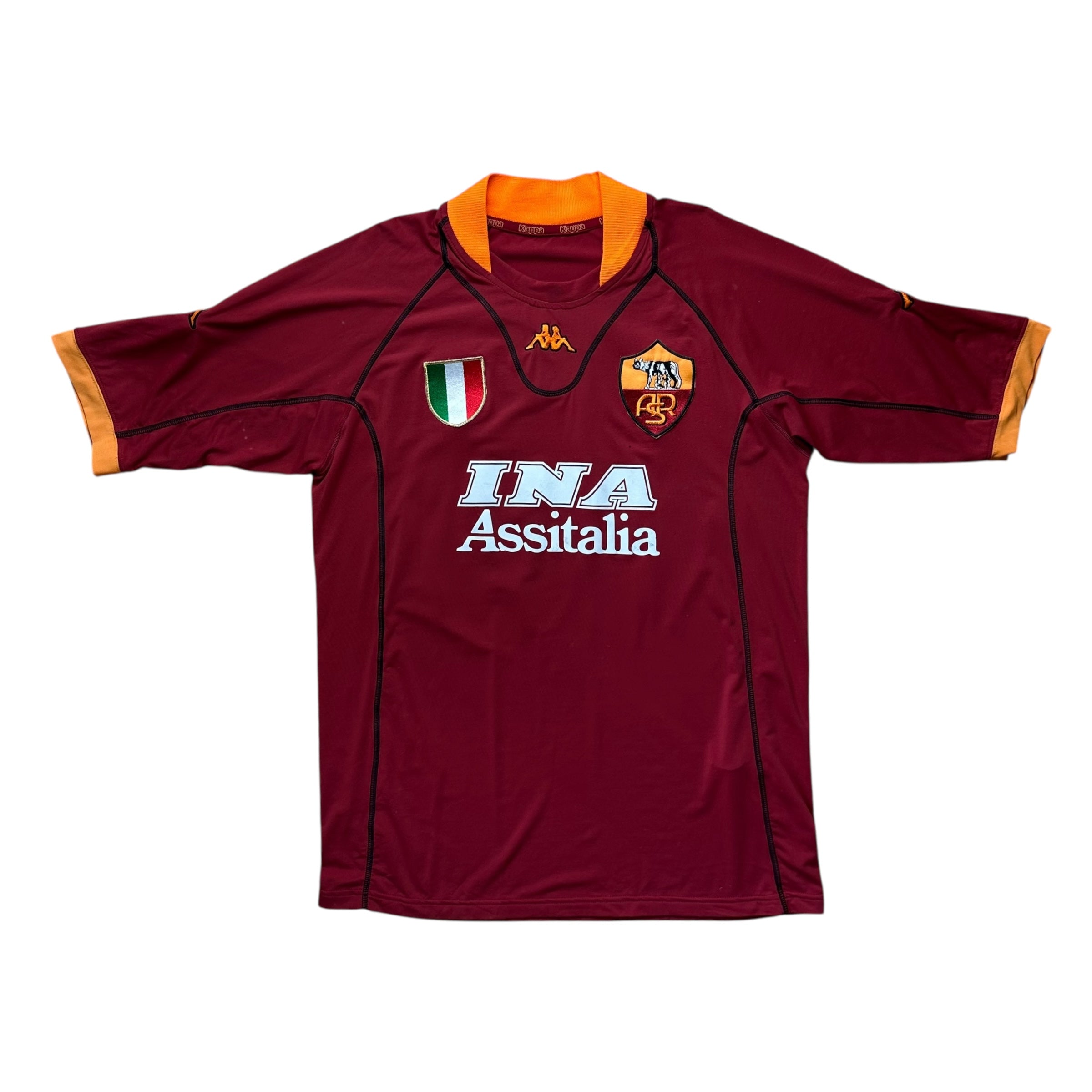 AS Roma 2001-02 Home Shirt (XXL) Totti #10